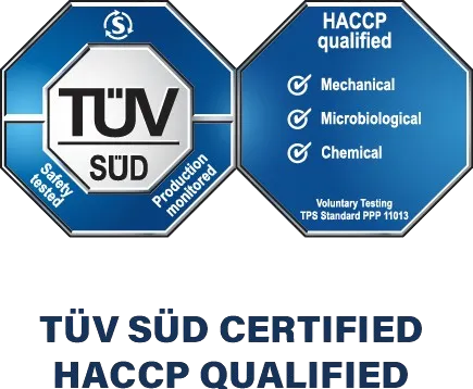 TUV SUD Certified HACCP Qualified