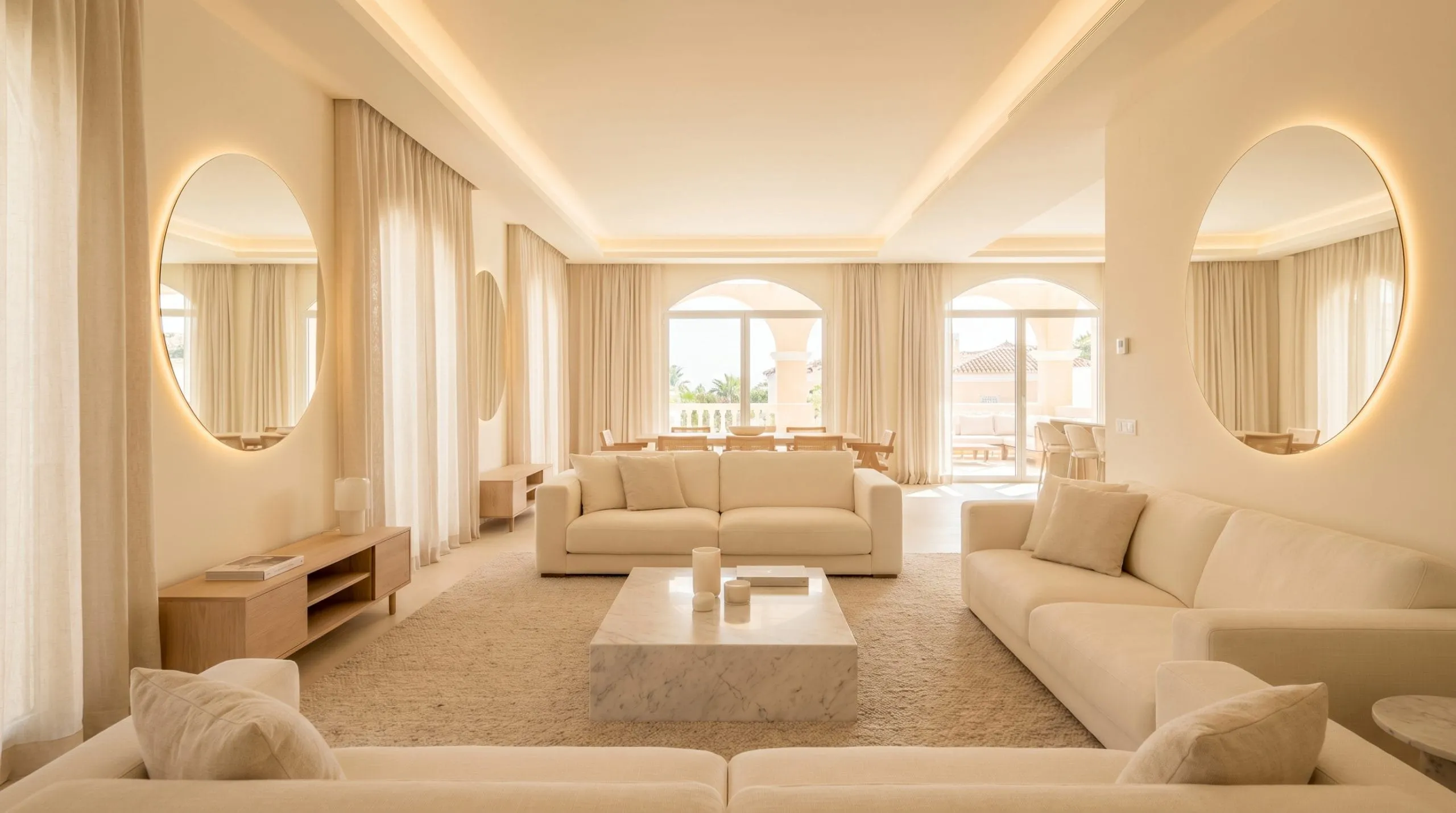 Nhân viên HAUS giặt sofa bằng máy Kärcher tại căn hộ cao cấp
